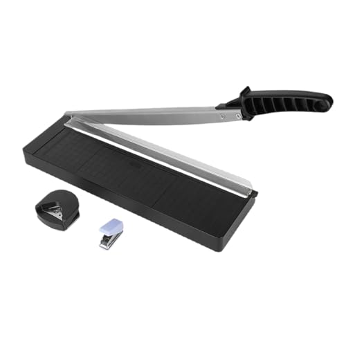 Paper Cutter, Heavy Duty Dokument Slicer, tragbares Cutting Tool Office Filing Scrapbooking 34 x 10,5 x 4,5 cm, Precision Trimmer Studio Gadgets für Craft Paper Cards Labels Paper Cutter, Heavy Duty Dokument Slicer, tragbares Cutting Tool Office Filing Scrapbooking 34 x 10,5 x 4,5 cm, Precision Trimmer Studio Gadgets für Craft Paper Cards Labels von Qzdtue