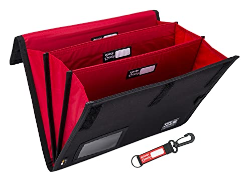 Rough Enough Erweiterung der Akkordeonklassifizierung A4 Letter File Folder 3 Pockets Dividers Legal Size with Durable Cordura for Filing Teacher University School Exam Office Business Travel Trip von R E ROUGH ENOUGH