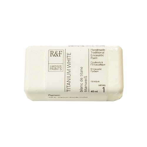 R&F Encaustic 40ml Paint, Titanium White by R&F Encaustic Paints von R&F