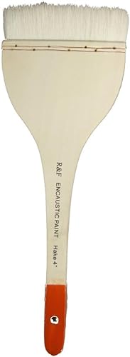 R&F Handmade Paints Hake Encaustic Brush, 4-Inch by R&F Handmade Paints R&F Handmade Paints Hake Encaustic Brush, 4-Inch by R&F Handmade Paints von R&F