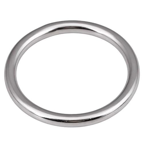 RAMBEX 1 Stück 10 Mm Nahtloser Ring Aus 304 Edelstahl, 30 Mm - 130 Mm Massiver O-Ring, Zugring for Aufhängen Von Fischernetzen for Haustiere(100mm) von RAMBEX