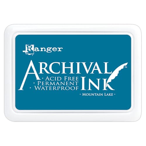 RANGER INDUSTRIES AIP85416 Archiv Bergsee Stempelkissen, blau, Einheitsgröße von Ranger