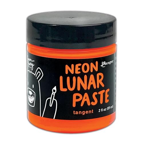 RANGER INDUSTRIES HUA86185 Tangent Neon Mondpasten, 57 ml Schablonenpaste, Orange, Einheitsgröße von Ranger