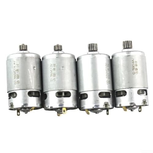 1 x DC RS550 Motor 13 Zähne/15 Zähne, Ersatz für Bosch TSR1080-2-LI GSR120LI 12 V 14,4 V, Elektro-Sägemotor für Mini-Säbelsäge, wiederaufladbare Handsäge (12 V-15 Zähne) von RANRAO