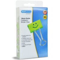 80 RAPESCO® Foldbackklammern Smiles grün 1,9 cm von RAPESCO®