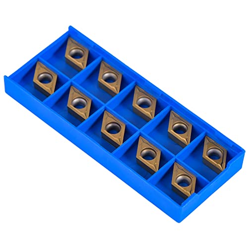 Carburo Inserts Hair Dort Turn Tool 10 Stück CNC Gold Farbe Hohe Härte für eine Gewöhnliche Stahlkante von 11 Mm von RASTKY