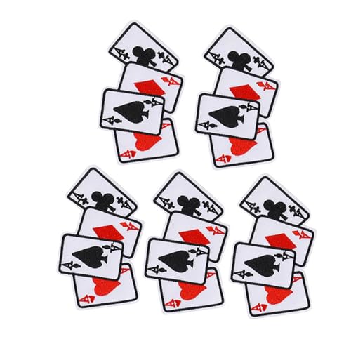 Patch Poker Poker Applic Game Card für DIY T -Shirt Flather von RASTKY