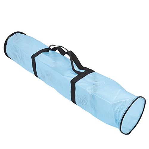 Wickel-Aufbewahrungstasche, transparent, Geschenkpapier, Aufbewahrungsbehälter mit Reißverschluss, für Zuhause, PVC-Material (durchsichtiges Blau) von RASTKY