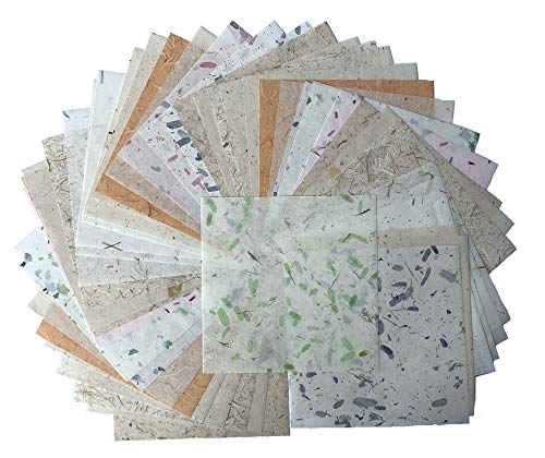 RATREE SHOP Origami-Papier, quadratisch, 20,3 x 20,3 cm, Braun, glatte Oberfläche, ideal zum Basteln, 50 Blatt von RATREE SHOP