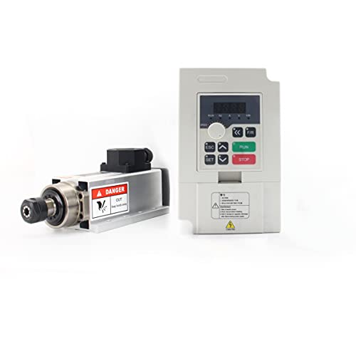 RATTMMOTOR 2.2Kw 220V Luftkühlung Spindelmotor und 2.2KW 220V VFD-Wechselrichter VSD 1000Hz für CNC Graviermaschine/Fräsmaschine von RATTMMOTOR