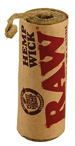 RAW Hemp Wick 6m langer Docht aus Hanf und Bienenwachs 3X Hemp Wicks von RAW