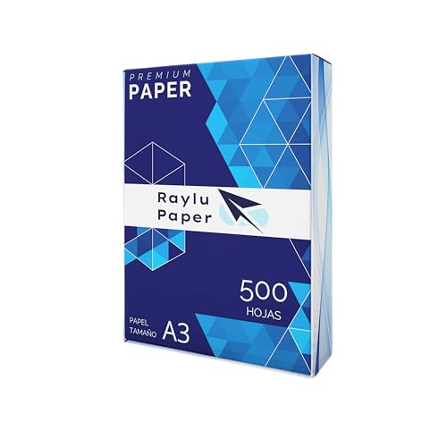 RAYLU PAPER - A3 80g 500 Blatt Premium Mehrzweckpapier für Laserdrucker, Inkjet und Kopierer, für Büro und Zuhause von RAYLU PAPER