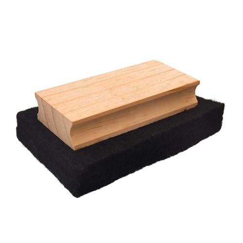 RAYLU PAPER - Chalkboard Eraser, 100% Natural Wooden Eraser and High-Quality Felt, Suitable for School, College and University von RAYLU PAPER