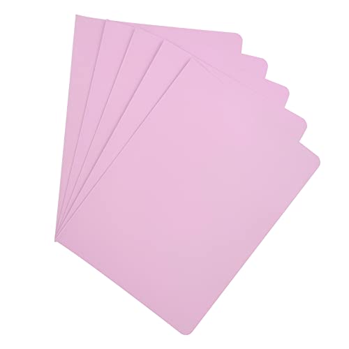 Raylu Paper® - 25 Stück Unterordner aus Karton, mit Faster-Löchern und lebendigen Farben, 200 g dicke Kraftkarton-Ordner (Rosa, A4) von RAYLU PAPER