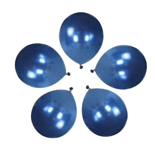 RAYSOONER Perlmuttblaue Luftballons, 25,4 cm, für Mottoparty-Dekoration, 100 Stück von RAYSOONER