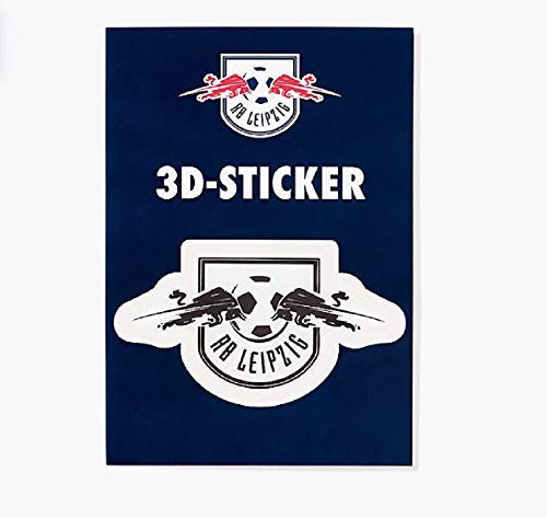 RB Leipzig 3D Sticker, Gris Unisex One Size Aufkleber, RasenBallsport Leipzig Sponsored by Red Bull Original Bekleidung & Merchandise von RB Leipzig