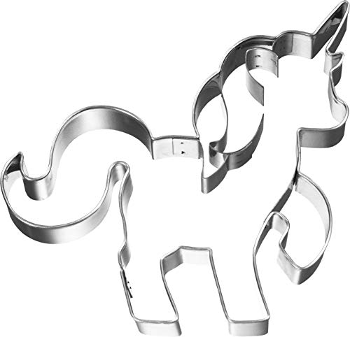 Backartikel, Ausstechform Einhorn, 10cm , Edelstahl von RBV Birkmann