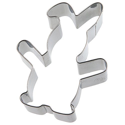 Birkmann 1010718910 Ausstechform Knuddel-Keks, Hase, 10,2 cm, Kunststoff, Grau, 5 x 3 x 2 cm von RBV Birkmann