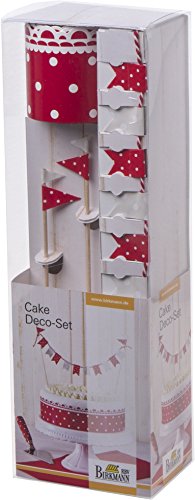 Birkmann 441309 Cake Deco-Set | CakeCouture, 4-tlg von RBV Birkmann