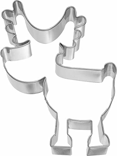 Birkmann baking items, stainless steel, gray, L: 9.5 cm x H: 2.5 cm x W: 7.0 cm, reindeer von RBV Birkmann