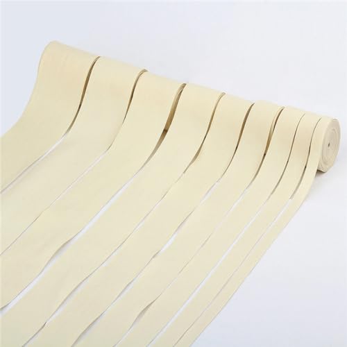 3/10/15/20/25/40/50 mm 5 Yards Baumwollband handgefertigt für W Weihnachtsdekoration DIY Nähen Stoff-Creme-15 mm x 5 Yards von REDAEL