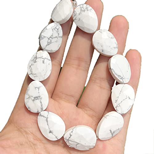 Natursteine, matt, weiß, Türkis, röhrenförmig, rund, lose Rocailles-Perlen für Schmuckherstellung, DIY, handgefertigtes Armband, Typ 26 von REHJJDFD