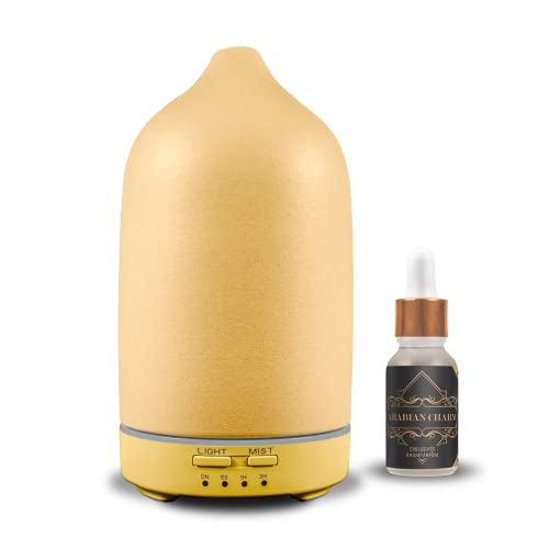 Aroma Diffuser AS Mini (Honey) | von Reima | Ultraschall Luftbefeuchter | inkl. hochwertigem Parfümöl Arabian Charm | würzige Akkorde von REIMA AirConcept GmbH