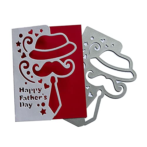 Metall-Stanzform zum Vatertag, für Kartenherstellung, Scrapbooking, Papier, handgefertigt von REITINGE