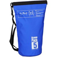 relaxdays Dry Bag Ocean Pack LKW-Plane blau 5,0 l von RELAXDAYS