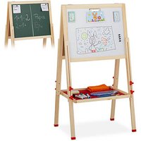 relaxdays Kindertafel 49,0 x 39,0 cm weiß/grün von RELAXDAYS