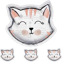 relaxdays Kühlpads Katze 10046696_1420 transparent 11,0 x 10,0 cm, 4 St. von RELAXDAYS