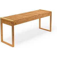 relaxdays Sitzbank 10019025_0 braun Holz 120,0 cm von RELAXDAYS