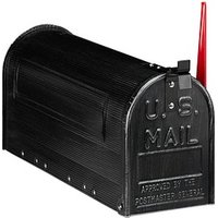 relaxdays Zeitungsrolle US Mail 10028066_0 schwarz von RELAXDAYS