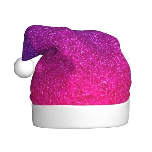 REMYS Weihnachtsmütze mit Farbverlauf, Pailletten, glitzernd, für Weihnachten, Neujahr, Feiertage, Party, schafft festliche Atmosphäre, Unisex von REMYS