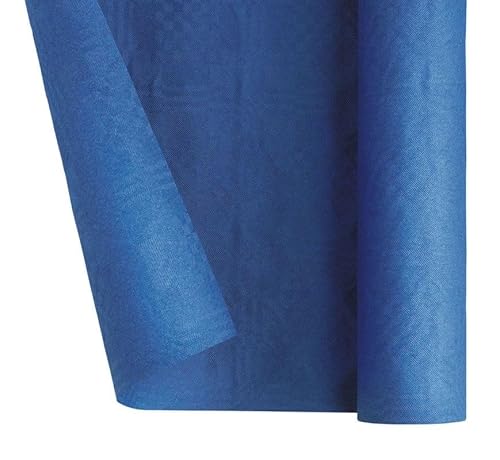 REPLOOD Damast-Tischdecken, 3 Rollen, 120 x 700 cm, verschiedene Farben (Blau) von REPLOOD