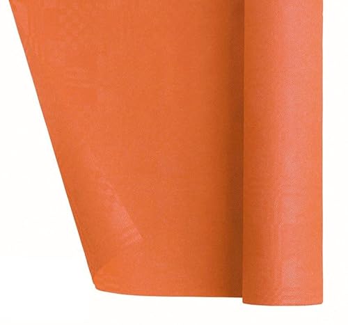 REPLOOD Damast-Tischdecken, 3 Rollen, 120 x 700 cm, verschiedene Farben (Orange) von REPLOOD