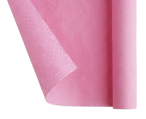 REPLOOD Damast-Tischdecken, 3 Rollen, 120 x 700 cm, verschiedene Farben (Rosa) von REPLOOD