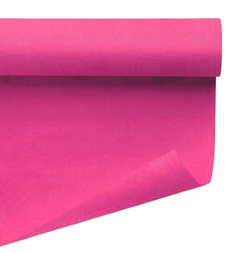 REPLOOD Tischdecken aus Damastpapier, 3 Rollen, 120 x 700 cm, verschiedene Farben (Fuchsia) von REPLOOD