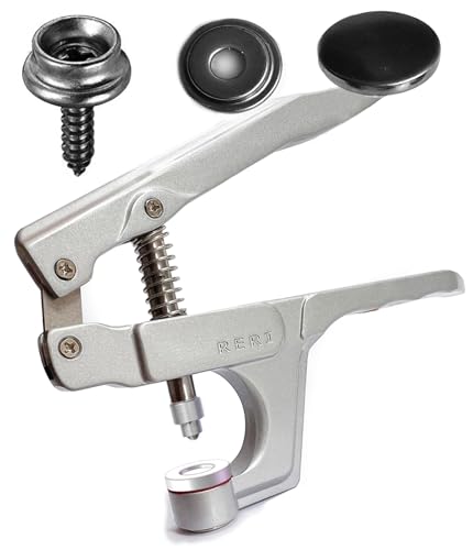 Metal Druckknöpfe und Zange, Schrauben Druckknöpfe, Kleidung Druckknopf mit Befestigungswerkzeug für Bootsabdeckungen Reparieren Von Segeltuch, NäHen, Leinwand, Planen Ersetzen Von MetallverschlüSsen Metal Druckknöpfe und Zange, Schrauben Druckknöpfe, Kleidung Druckknopf mit Befestigungswerkzeug für Bootsabdeckungen Reparieren Von Segeltuch, NäHen, Leinwand, Planen Ersetzen Von MetallverschlüSsen von RERI
