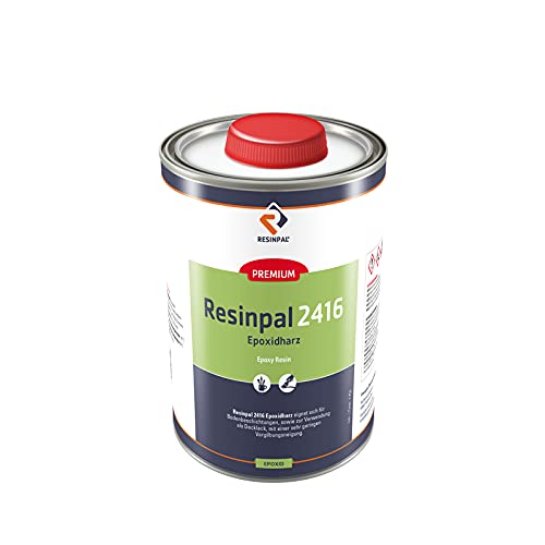 1,5 kg Epoxidharz Klar - glasklares Epoxidharz zum Beschichten - Resinpal 2416 von RESINPAL