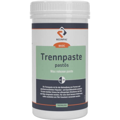 Trennpaste als Formentrennmittel | Trennmittel für Epoxidharz und Polyesterharz | 750 g ml Trennwachs (pastös) | Besonders Geeignet für offenporige und saugende Oberflächen wie Holz, Gips etc. von RESINPAL