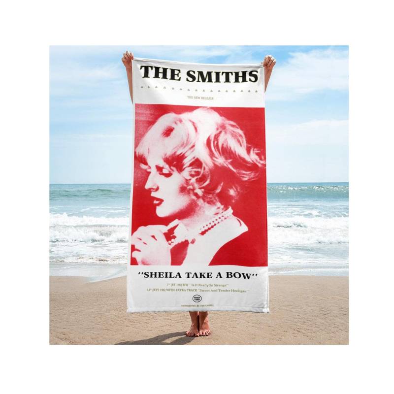 The Smiths - Sheila Take A Bow 1987 Strandtuch von RETROSHIRTSANDGIFTS