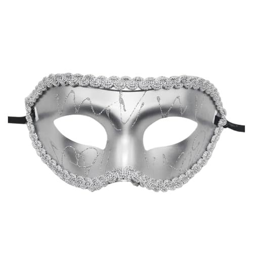 RETUOLWAG Handbemalte Maskerade, halbes Gesicht, Halloween, Augenmaske, Augenmaske, für Männer und Frauen, Maskerade, Cosplay von RETUOLWAG