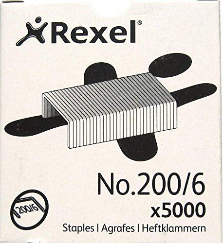 Rexel 200/6 Heftklammern, 6 mm, 5000 Stück von Rexel