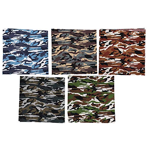 5pcs Baumwoll -Tarngewebe | 48x48cm DIY -Nähwerk | Weicher Poplin für Patch - Arbeit/Kissen/Jugendhandwerk | 5 Farben, Haut - freundlich 5pcs Baumwoll -Tarngewebe | 48x48cm DIY -Nähwerk | Weicher Poplin für Patch - Arbeit/Kissen/Jugendhandwerk | 5 Farben, Haut - freundlich von REXVTNS