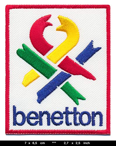 Benetton Patches Aufnäher Bügelbild Motorsport Rennsport Racing Team F1 von RG20