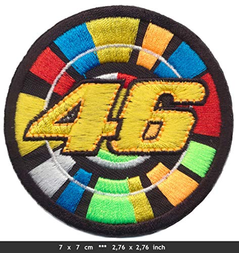 The Doctor 46 Patch Aufnäher Aufbügler Rossi Moto GP v2 TURBOVERSAND von RG20