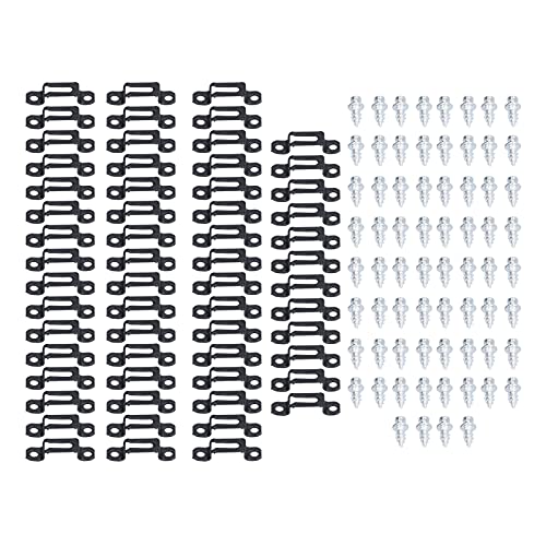 60er-Set 2-in-1-Möbelverdeckter Verbinder Schiebeschnallenverschluss Schrank Kleiderschrank Kombinationszubehör (half pass) von RGBGW