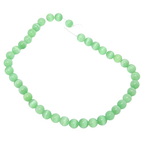 Schmuck DIY Steinperle Zarte Halskette Armband Handwerk Perlen Zubehör Stein Schmuckherstellung für Heimdekoration (Light Green) von RGBGW