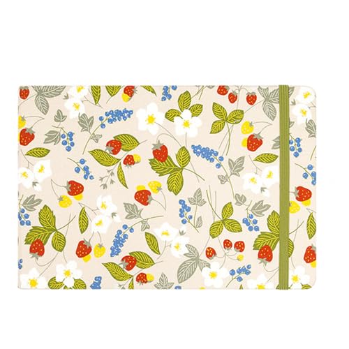 RGBMIX Aquarellpapierbuch, 12,7 x 17,8 cm, 300 g/m², 20 Blatt, ausfransfreie Seiten, kaltgepresst, Aquarellblock, stoffgebunden, tragbarer Wassermalblock für Künstler von RGBMIX